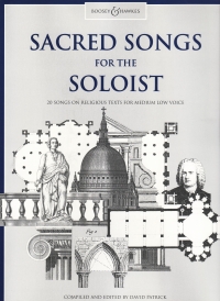 Sacred Songs For The Soloist Patrick Medium Low Sheet Music Songbook