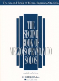 Second Book Of Mezzo-soprano/alto Solos Sheet Music Songbook
