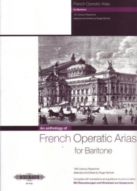 French Operatic Arias Baritone Sheet Music Songbook