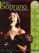 Cantolopera Arias For Soprano Vol 3 Book & Cd Sheet Music Songbook