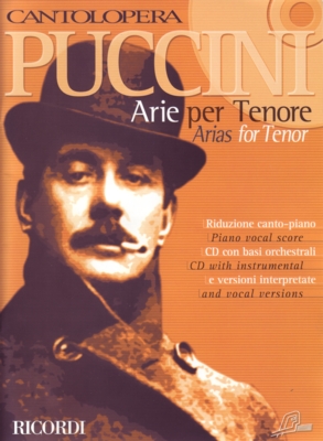 Cantolopera Puccini Arias For Tenor Vol 1 Bk & Cd Sheet Music Songbook