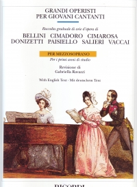 Great Opera Composers For Young Singers Mezzosopra Sheet Music Songbook