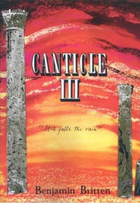Britten Canticle 3 Still Falls Rain Voice Hn Piano Sheet Music Songbook