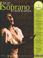 Cantolopera Arias For Soprano Vol 4 Book & Cd Sheet Music Songbook