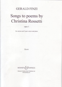 Finzi Songs To Poems By Christina Rossetti Op1 Ss Sheet Music Songbook