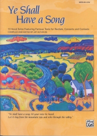 Ye Shall Have A Song Althouse Medium Low Sheet Music Songbook
