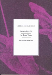 Howells In Green Ways Songs High Voice Sheet Music Songbook