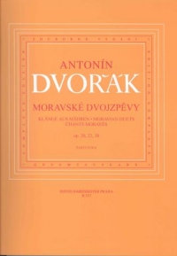 Dvorak Moravian Duets Op20 32 38 Voices & Piano Sheet Music Songbook