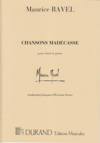 Ravel Chansons Medacasses Voice Sheet Music Songbook