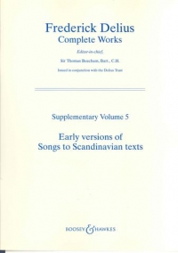 Delius Songs To Scandinavian Texts Sheet Music Songbook