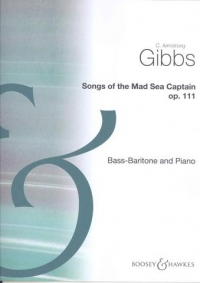 Gibbs Songs Of The Mad Sea Captain Bass-baritone Sheet Music Songbook