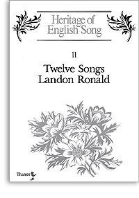 Ronald 12 Songs Sheet Music Songbook