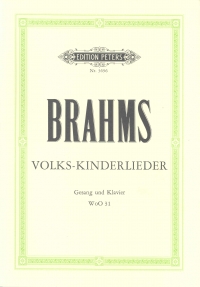 Brahms Childrens Folk Songs (14) Ger Sheet Music Songbook