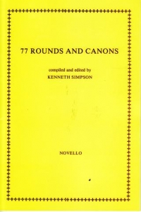 77 Rounds & Canons Simpson Sheet Music Songbook