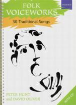 Folk Voiceworks Hunt/oliver Book & Cd Sheet Music Songbook
