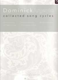 Argento Collected Song Cycles High Voice Sheet Music Songbook
