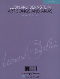 Bernstein Art Songs & Arias High Voice Sheet Music Songbook