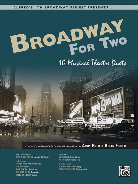 Broadway For Two Book & Cd Sheet Music Songbook