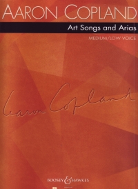 Copland Art Songs & Arias Medium Low Voice Sheet Music Songbook