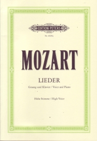 Mozart Album Of 50 Songs Moser High Sheet Music Songbook