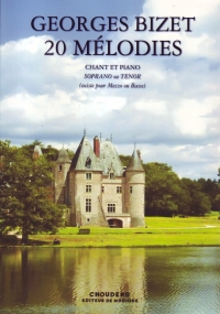 Bizet Melodies (20) Vol 1 Mezzo/bar Voice & Piano Sheet Music Songbook