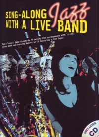 Sing Along Jazz With A Live Band Book & Cd Sheet Music Songbook