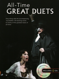 All Time Great Duets Book & Cd Sheet Music Songbook