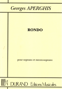 Aperghis Rondo Op 111   2 Voices Sheet Music Songbook