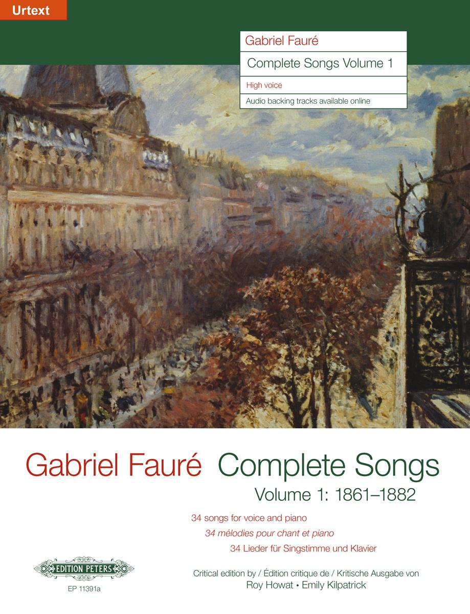 Faure Complete Songs Vol 1 High Voice Sheet Music Songbook