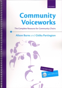 Community Voiceworks Burns & Partington + Cd Sheet Music Songbook