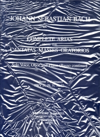 Bach Arias & Sinfonias From Cantatas Vol. 1 Sheet Music Songbook