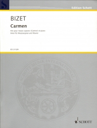 Bizet Carmen Arias For Mezzo Soprano & Piano Sheet Music Songbook