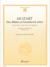Mozart Aria Tamino Dies Bildnis Is Bezaubernd Scho Sheet Music Songbook