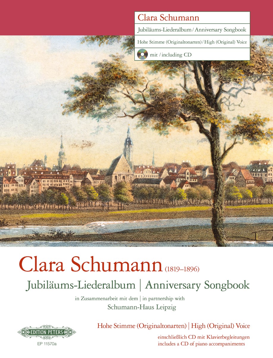 Clara Schumann Anniversary Songbook High Voice Sheet Music Songbook