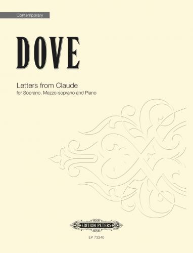 Dove Letters From Claude Soprano, Mezzo & Piano Sheet Music Songbook