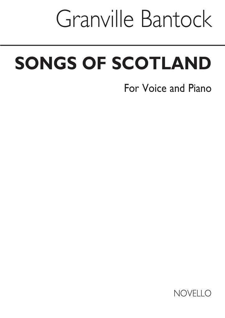 Bantock Songs Of Scotland Book 1 Voice & Piano Sheet Music Songbook