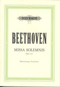 Beethoven Mass D Missa Solemnis Soldan Latin Sheet Music Songbook