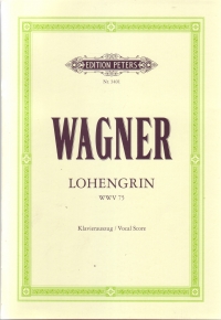 Wagner Lohengrin Vocal Score (german Lang) Sheet Music Songbook