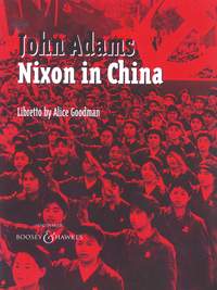 Adams Nixon In China Vocal Score & Libretto Sheet Music Songbook