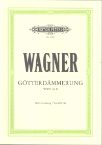 Wagner Gotterdammerung (ger) Ring Cycle 4 Sheet Music Songbook