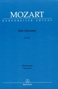 Mozart Don Giovanni Vocal Score Sheet Music Songbook