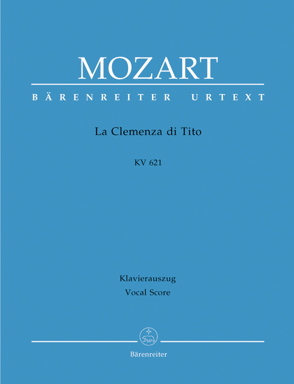 Mozart La Clemenza Di Tito Ital/ger Vocal Score Sheet Music Songbook