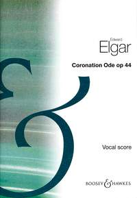 Elgar Coronation Ode Satb Sheet Music Songbook