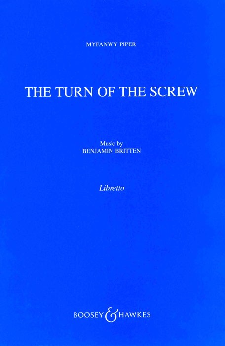 Britten Turn Of The Screw Opus 34 Libretto Sheet Music Songbook