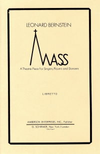 Bernstein Mass Libretto Sheet Music Songbook