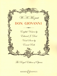 Mozart Don Giovanni Vocal Opera Score Sheet Music Songbook