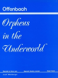 Orpheus In The Underworld Hanmer/park Vocal Score Sheet Music Songbook