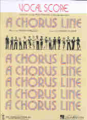 Chorus Line Vocal Score Sheet Music Songbook