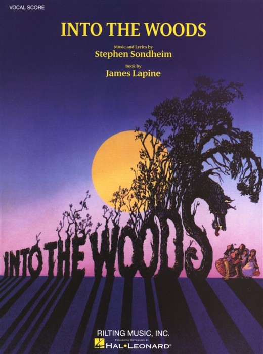 Into The Woods Sondheim Vocal Score Sheet Music Songbook