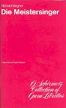 Wagner Die Meistersinger Von Nurnberg Libretto Sheet Music Songbook
